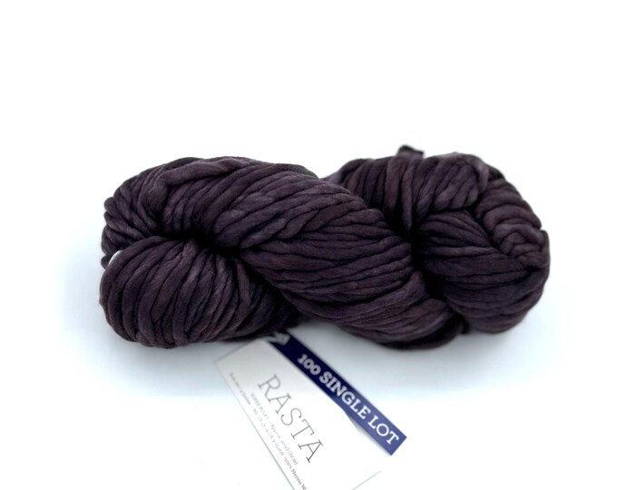 Malabrigo Rasta Yarn + Knitting Pattern, Super Bulky, 100%  Merino Wool, Single Dye lot
