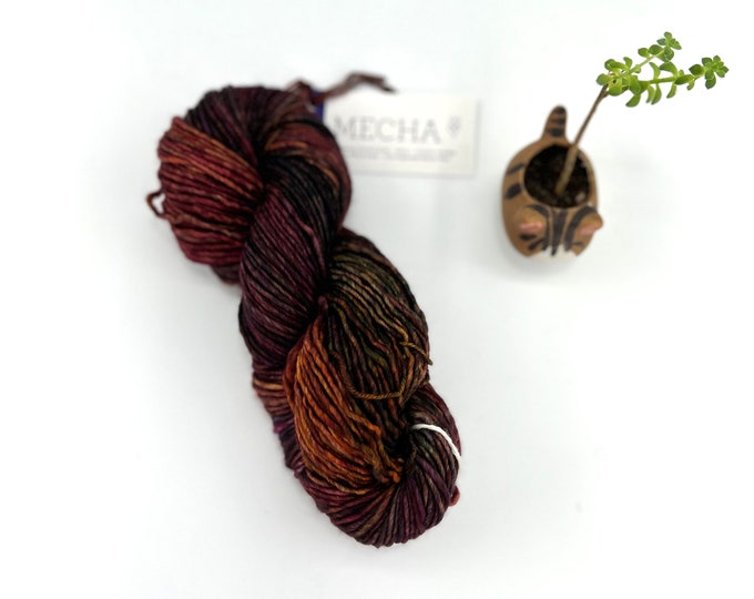 Malabrigo Mecha Yarn, Bulky weight yarn, 100% Merino Wool, 862 Piedras