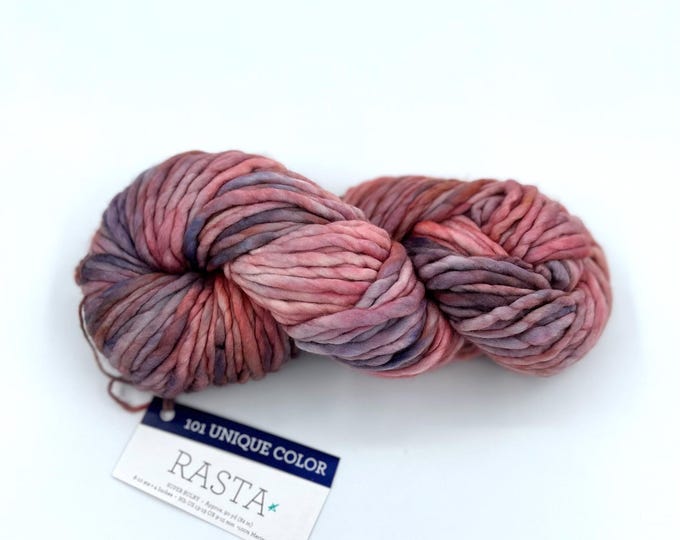 Malabrigo Rasta Yarn, Super Bulky, 100%  Merino Wool, Single Dye lot, unique color