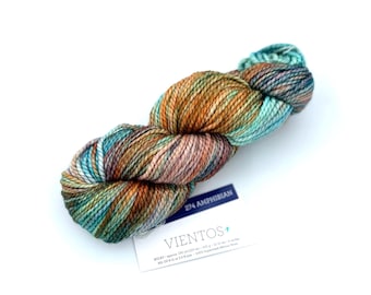 New!! Malabrigo Vientos Yarn, Amphibian, 274, Bulky, 100% Superwash Merino Wool.
