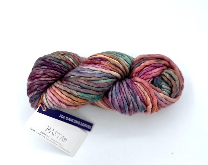 Malabrigo Rasta Merino Wool Yarn, Super Bulky, Dancing Leaves