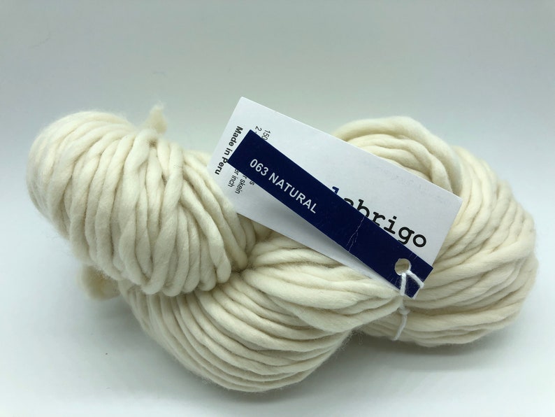 Malabrigo Rasta Yarn Knitting Pattern Super Bulky 100 Merino Wool Natural Ras063