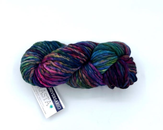 Malabrigo Rasta Yarn, Super Bulky, 100% Merino Wool, 005 Aniversario