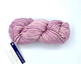 Malabrigo Rasta Yarn, Super Bulky, 100% Merino Wool, Single lot, light pink Merino