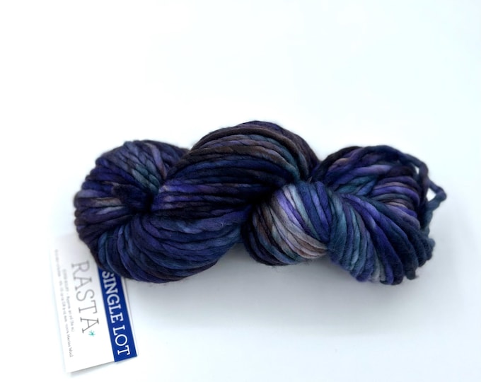 Malabrigo Rasta Yarn, Super Bulky, 100%  Merino Wool, Single Dye lot