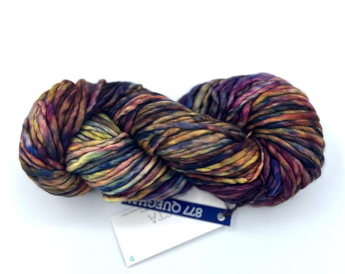 Malabrigo Rasta Yarn Queguay - Variegated Super Bulky Merino Wool for Knitting and Crochet
