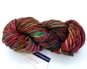 Malabrigo Rasta Yarn, Super Bulky, 100%  Merino Wool, Single Dye lot, Autumn colors