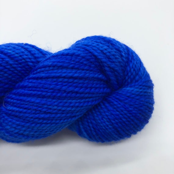Koigu Kpm 1065 Fingering Weight Yarn Blue Merino Wool Yarn Etsy