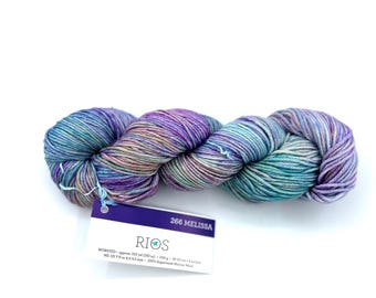 Malabrigo Rios Yarn Melissa 266, Worsted Weight 100% Superwash Merino Wool