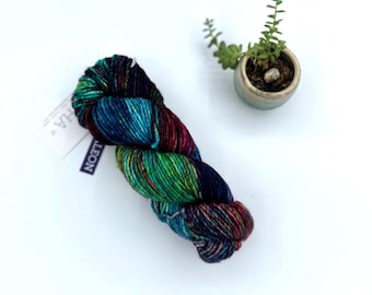 Malabrigo Mecha Yarn, Bulky weight yarn, 100% Merino Wool, camaleon, 684