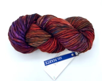 Malabrigo Rasta Yarn Marte - Super Bulky 100% Merino Wool for Hats, Cowls, Sweaters and Blankets