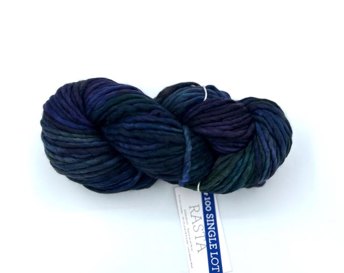 Malabrigo Rasta Yarn, Super Bulky, 100%  Merino Wool, Single Dye lot, dark