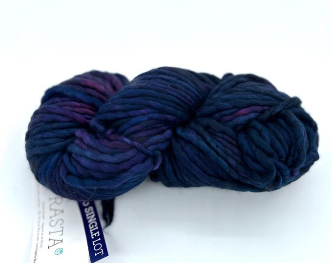 Malabrigo Rasta Yarn, Super Bulky, 100%  Merino Wool, Single Dye lot, purple