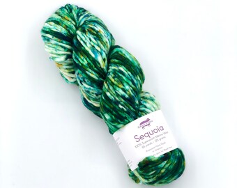 Baah Yarn Sequoia,  Super Bulky, 100%  Merino Wool, I Love You So Matcha, Superwash