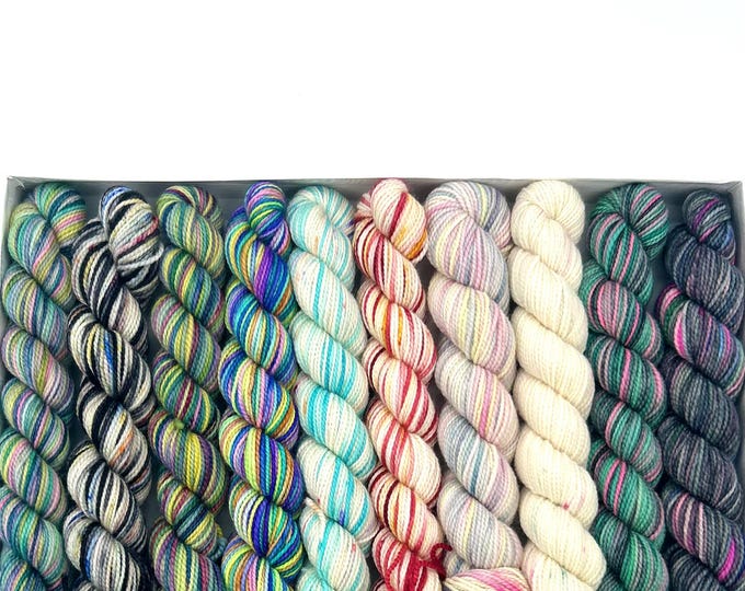 Koigu KPPPM pencil box, Still Life, fingering weight yarn