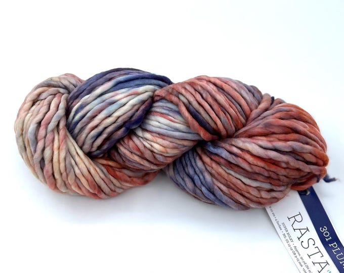 Malabrigo Rasta Super Bulky Merino Wool Yarn, 301 Plumaje