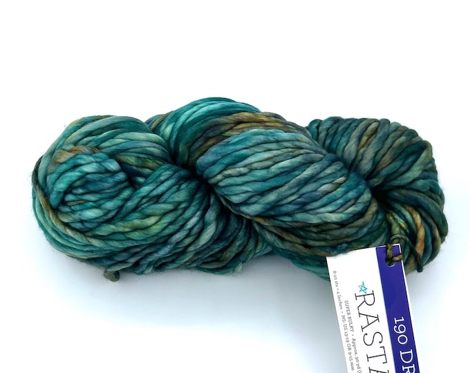 Malabrigo Rasta Yarn, Super Bulky,100% Merino Wool, Draco 190