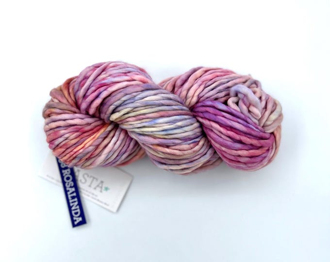 Malabrigo Rasta Yarn, Super Bulky, 100% Merino Wool, 398 Rosalinda