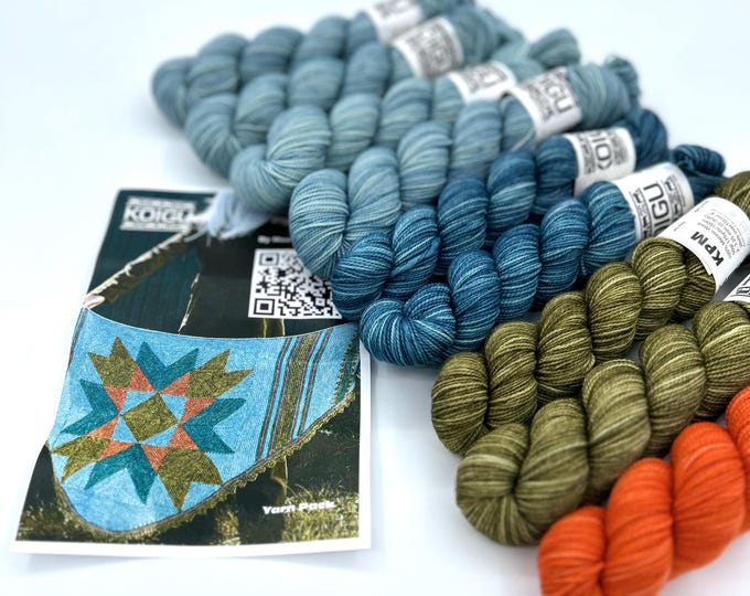 Clint Shawl Yarn Pack By Moonstruck Knits