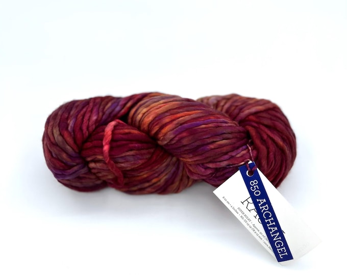 Malabrigo Rasta Yarn, Super Bulky, 100%  Merino Wool, 850 Archangel