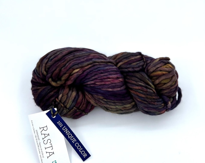 Malabrigo Rasta Yarn, Super Bulky, 100%  Merino Wool, Single Dye lot, unique color