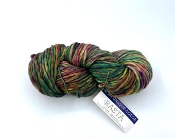 Malabrigo Rasta Yarn, Super Bulky, 100%  Merino Wool, Single Dye lot, unique color