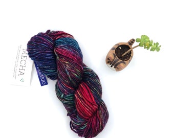 Malabrigo Mecha Yarn, Bulky weight yarn, 100% Merino Wool, Aniversario, 866