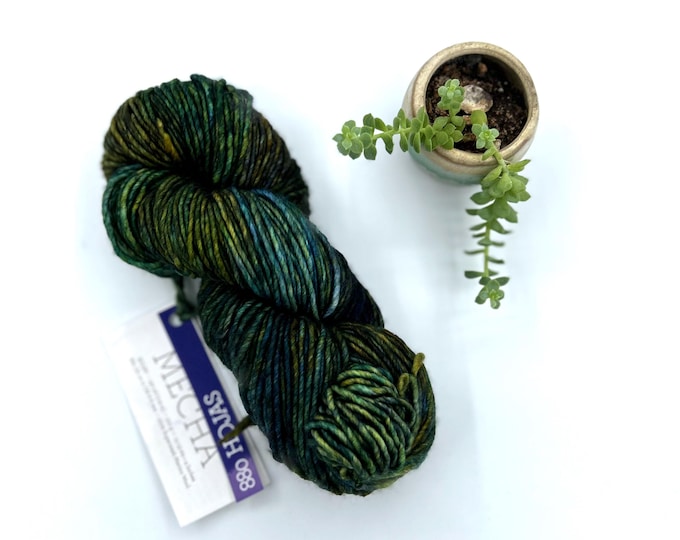 Malabrigo Mecha Yarn, Bulky weight yarn, 100% Merino Wool, 880 Hojas