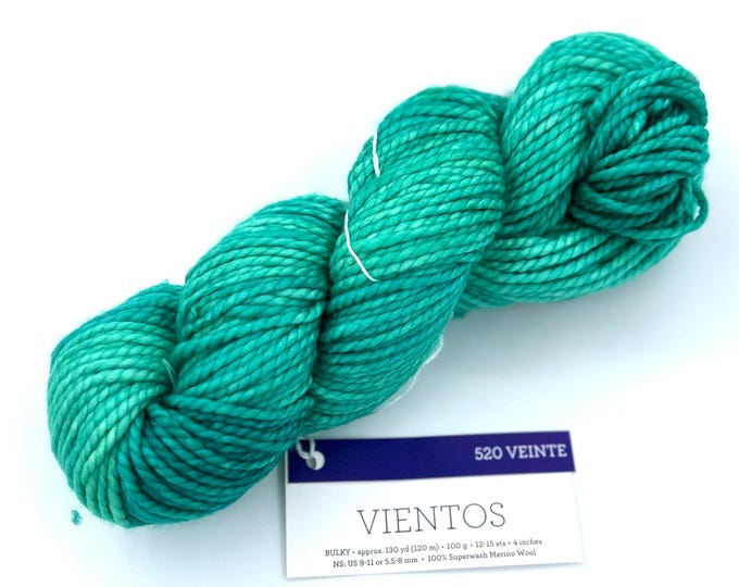 New!! Malabrigo Vientos Yarn, Viente, 520, Bulky, 100% Superwash Merino Wool.