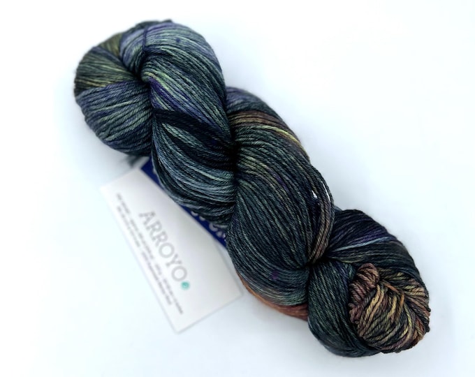 Malabrigo Arroyo Yarn, 100% Superwash Merino Wool, New Color 236 Umbria Colorway, Sport weight yarn for knitting and crochet
