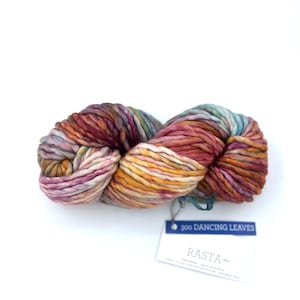 Malabrigo Rasta Merino Wool Yarn, Super Bulky, Dancing Leaves