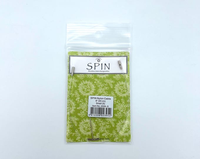 ChiaoGoo SPIN Nylon Interchangeable Cables 8"(20cm), Small