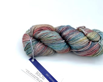New Color!! Malabrigo Rios Yarn, Zahara, 267, Worsted, 100% Superwash Merino Wool.