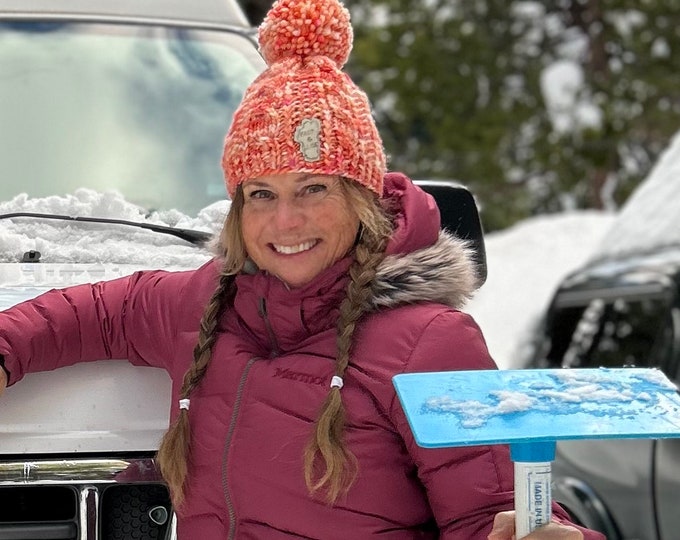 Super Bulky Merino Wool Hat with Pom Pom