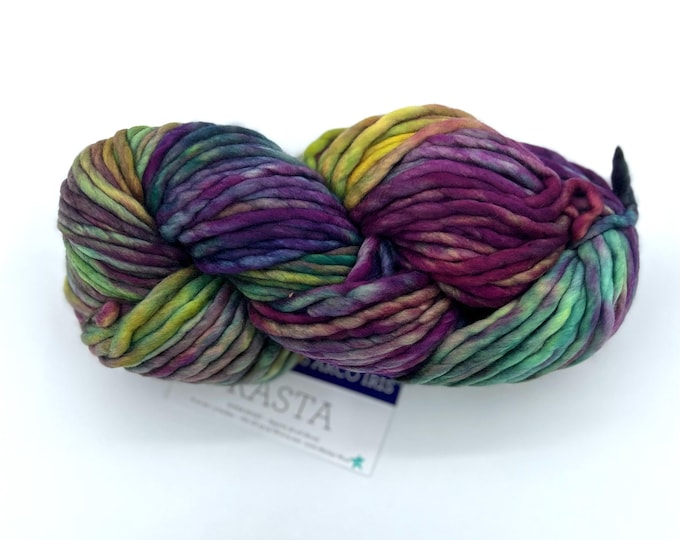 Malabrigo Rasta Yarn, Super Bulky, 100% Merino Wool, 866 Arco Iris