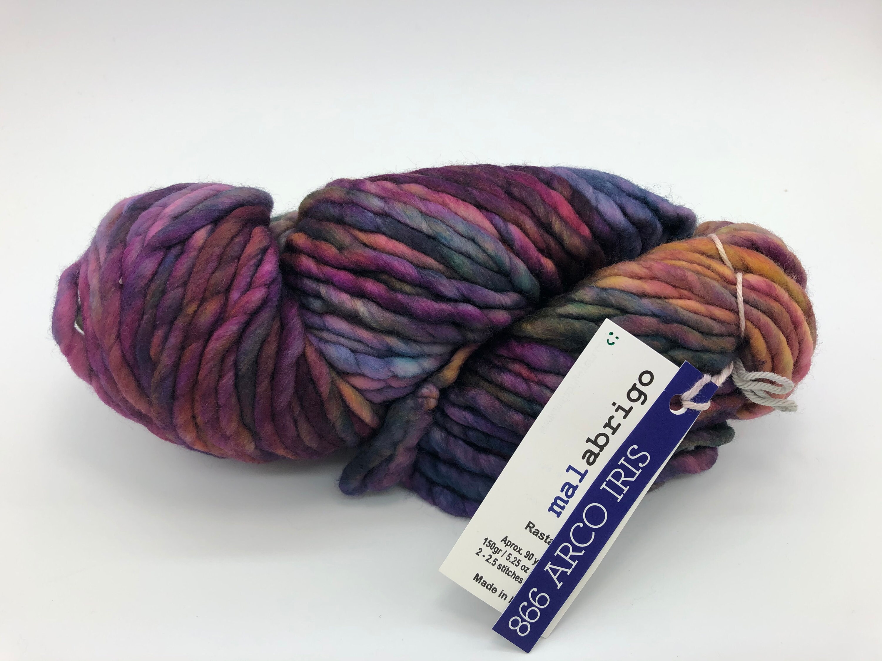 Malabrigo Rasta Yarn Knitting Pattern, Super Bulky, 100 Merino Wool
