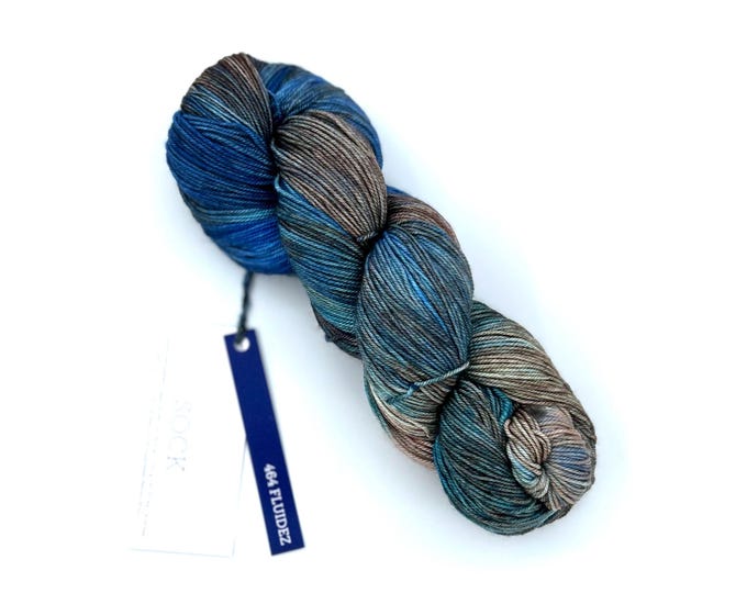 New Color!!  Malabrigo sock, 464 Fluidez , 100% Merino Superwash, fingering weight yarn, 440 Yards per skein
