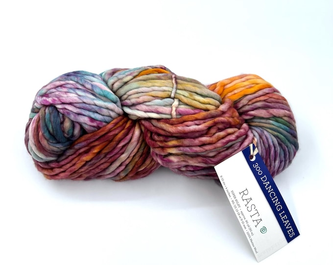 Malabrigo Rasta Merino Wool Yarn, Super Bulky, Dancing Leaves