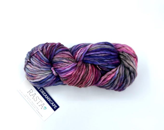 Malabrigo Rasta Yarn, **NEW COLOR**, Super Bulky, 100% Merino Wool, 302 Dreamscape from the Madre Tierra Collection
