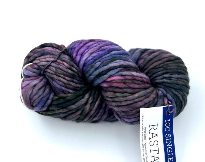 Malabrigo Rasta Yarn, Super Bulky, 100%  Merino Wool, Single Dye lot