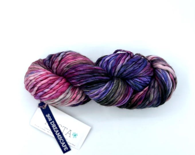 Malabrigo Rasta Yarn, **NEW COLOR**, Super Bulky, 100% Merino Wool, 302 Dreamscape from the Madre Tierra Collection