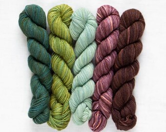 Manos del Uruguay Fino mini skein kit, Willa, merino and silk