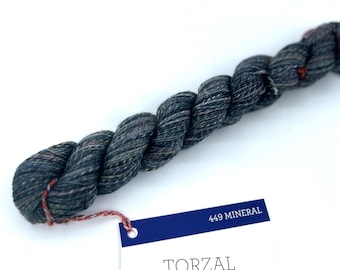 NEW!!!! Malabrigo Torzal Yarn, 100% Superwash Merino Wool, 449 Mineral, dk/Sport weight