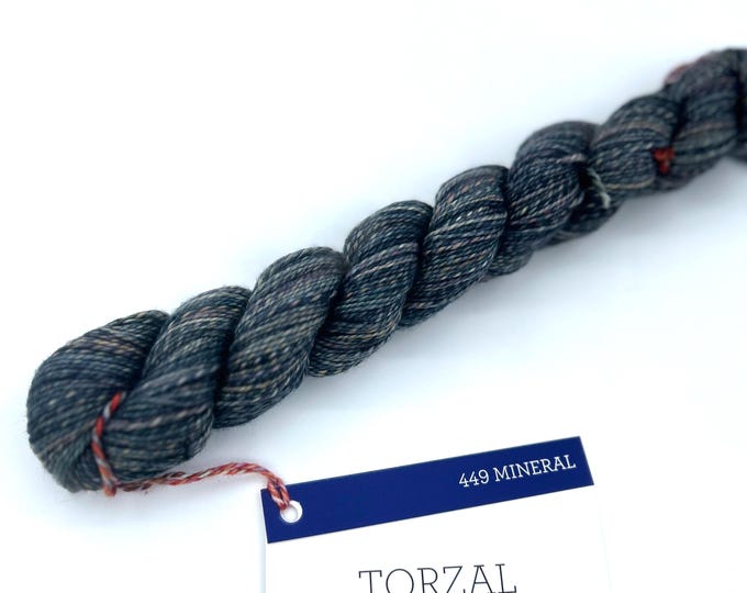 NEW!!!! Malabrigo Torzal Yarn, 100% Superwash Merino Wool, 449 Mineral, dk/Sport weight