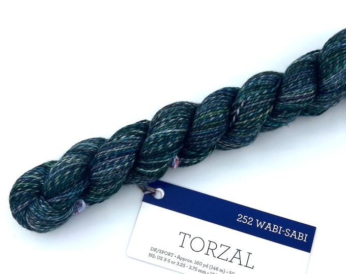 NEW!!!! Malabrigo Torzal Yarn, 100% Superwash Merino Wool, 252 Wabi-Sabi, dk/Sport weight