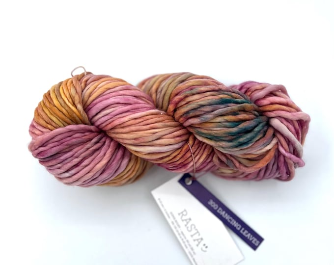 Malabrigo Rasta Merino Wool Yarn, Super Bulky, Dancing Leaves