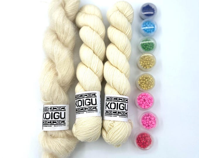 Painting with Beads Scarf Kit