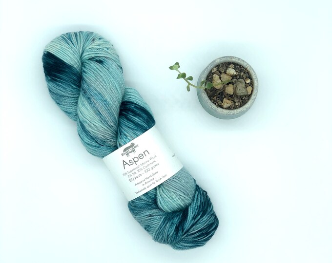 Baah Yarn Aspen,  Sport weight, Blue Moon