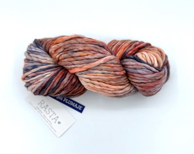 Malabrigo Rasta Yarn, **NEW COLOR**, Super Bulky, 100% Merino Wool, 301 Plumaje from the Madre Tierra Collection