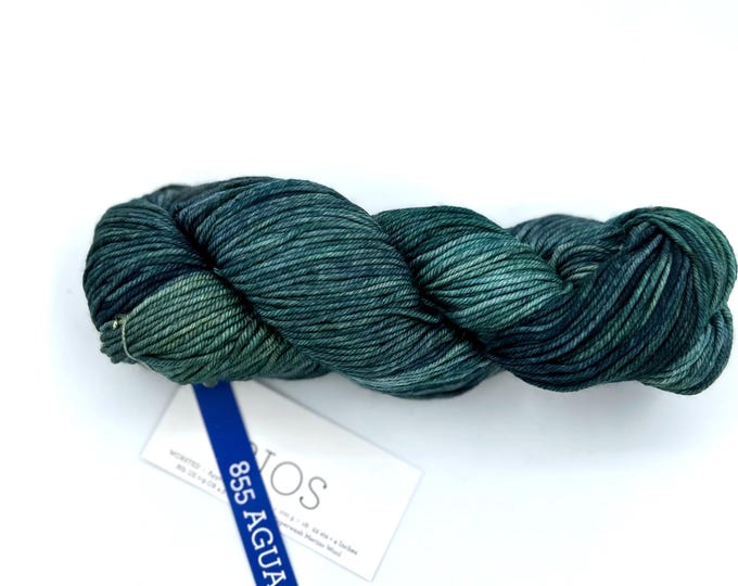 Malabrigo Rios Yarn, Worsted weight,  100% Merino Wool, 855 Aguas